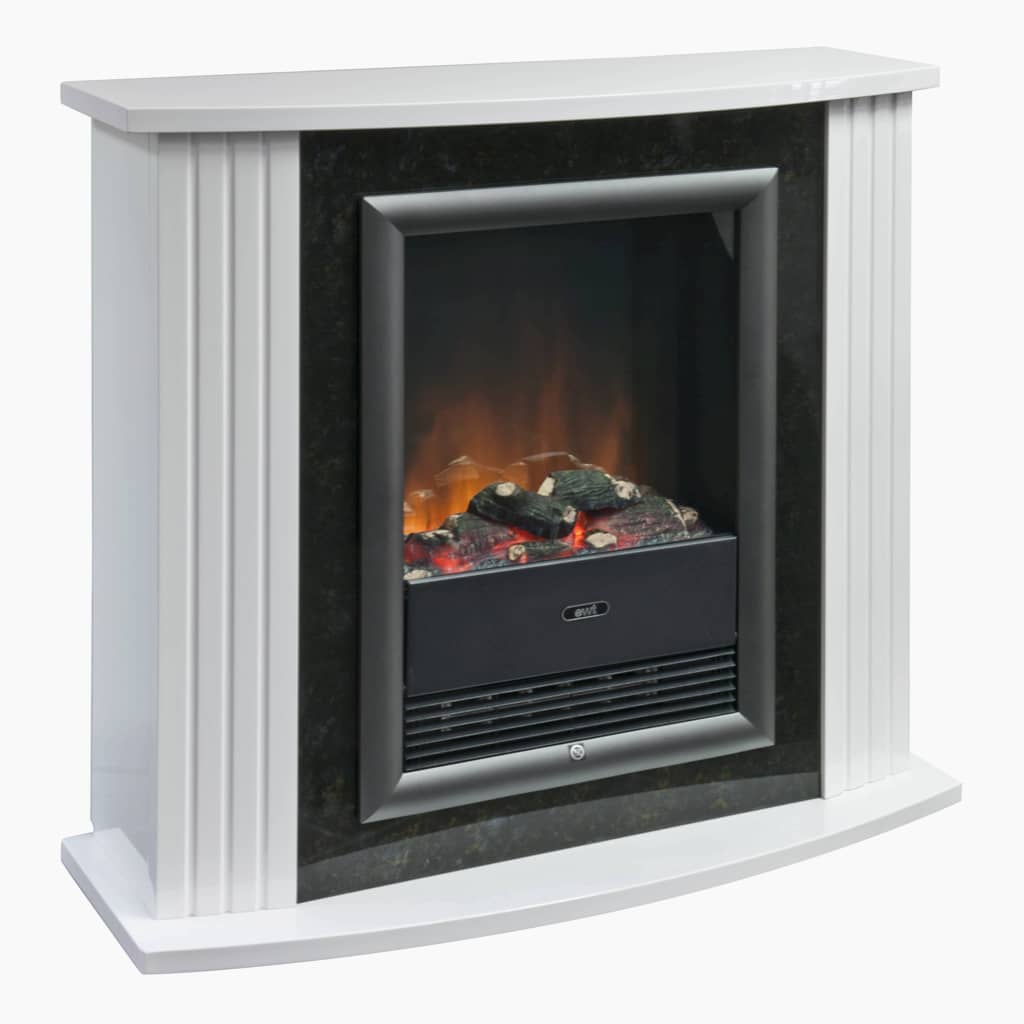 Elektrisk öppen spis - Mozart Svart