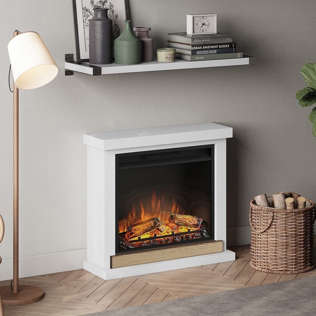 Elektrisk öppen spis - Hagen Pure White
