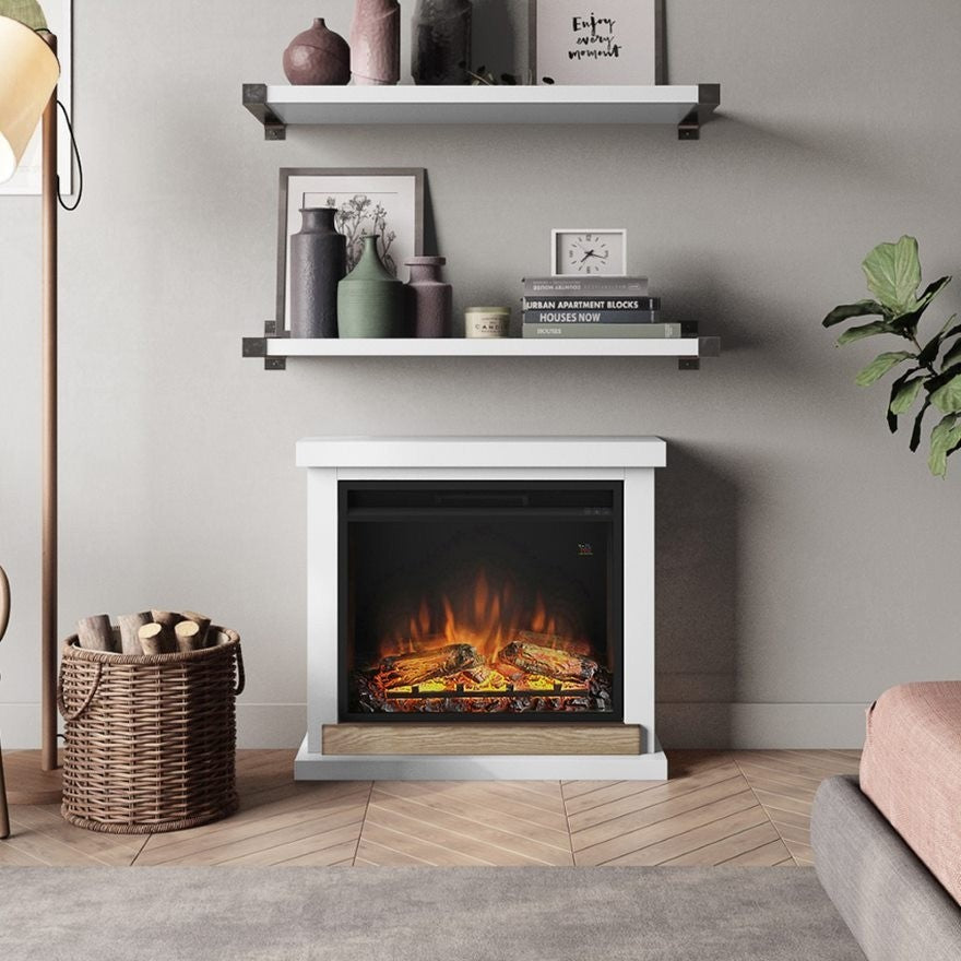 Elektrisk öppen spis - Hagen Pure White